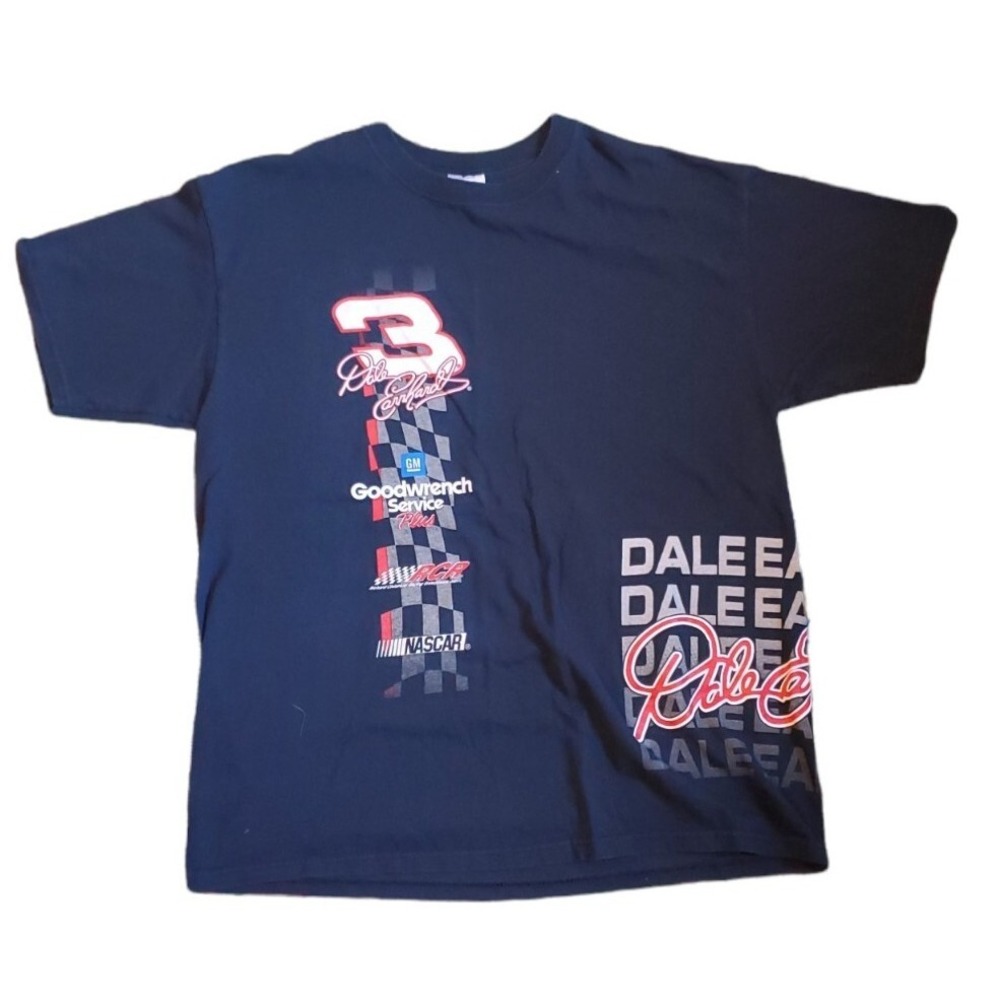 Vintage 90s Dale Earnhardt T-Shirt Mens XLarge NASCAR Racing USA Made Goodwrench